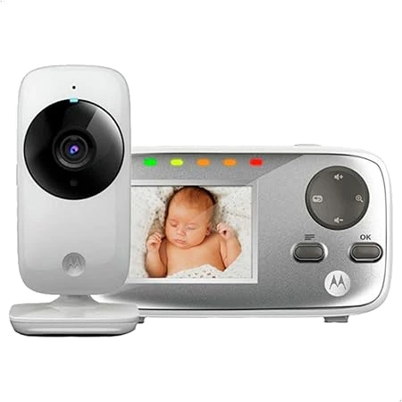 Babá Eletrônica Motorola VM482, Visão Noturna, Tela 2.4″, Zoom DigitalBabá Eletrônica Motorola VM482, Visão Noturna, Tela 2.4″, Zoom Digital